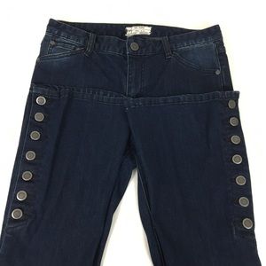 Free People Skylar Boho Flared Bell Bottom Jeans